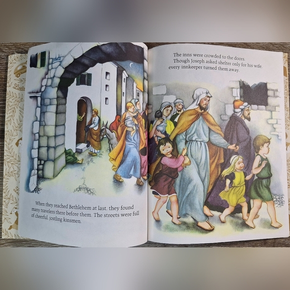 Vintage 1980 Little Golden Book The Christmas Story #456-8 - Picture 3 of 3